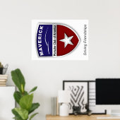 Logo-Poster von Maverick Region Poster (Heimbüro)