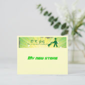 Logo-Postkarte Postkarte (Stehend Vorderseite)