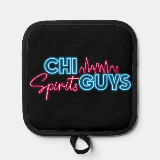 Logo-Pothalter Topflappen (Vorderseite)