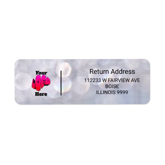 Logo Professional Business Return Address Label (Vorne)