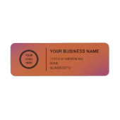 Logo Professional Business Return Address Label (Vorne)