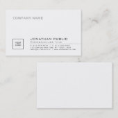 Logo Professional Elegant Simple Company schlicht Visitenkarte (Vorne/Hinten)
