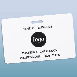 Logo Professioneller Geschäftsname Ausweis