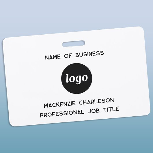 Logo Professioneller Geschäftsname Ausweis