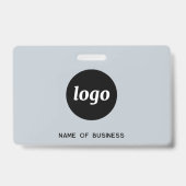 Logo QR Beruflicher Name des Unternehmens Ausweis (Rückseite)