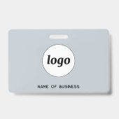 Logo QR Beruflicher Name des Unternehmens Ausweis (Rückseite)