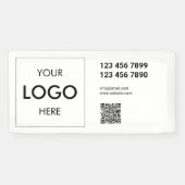 Logo-QR-Code Beruflicher Banner (Horizontal)