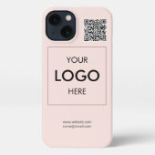 Logo QR Code Business Beruflich iPhone Case iPhone Hülle (Rückseite)