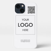 Logo QR Code Business Beruflich iPhone Case iPhone Hülle (Rückseite)