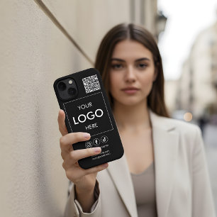 Logo QR Code Business Beruflich iPhone Case iPhone 13 Hülle