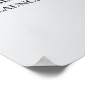 Logo QR Code Business Branding Blue Design poster (Ecke)