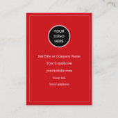 Logo QR Code Business Rewards-Einsatz Red Treuekarte (Rückseite)