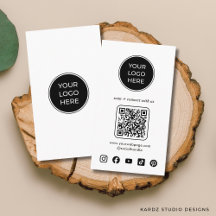 Logo QR Code Custom Icons Social Media