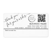 Logo QR-Code einfach danke, dass Sie Business-Mail (Vorne)