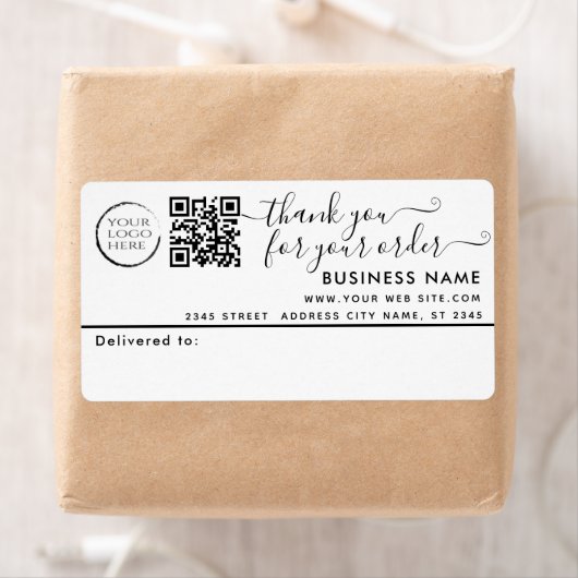 Logo QR-Code einfach danke, dass Sie Business-Mail (Insitu)