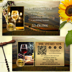 Logo QR-Code Foto Soziale Medien Wein Weingut Visitenkarte
