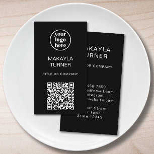 Logo QR-Code Geschäft Professionell Visitenkarte