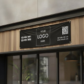 Logo QR Code Modernes Banner