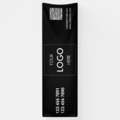 Logo QR Code Modernes Banner (Vertikal)