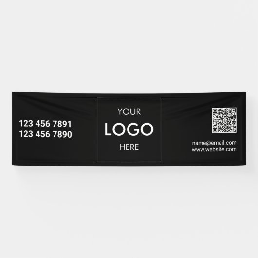Logo QR Code Modernes Banner (Horizontal)