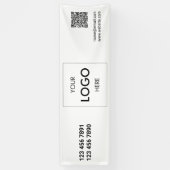 Logo QR Code Modernes Banner (Vertikal)