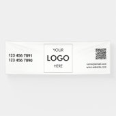 Logo QR Code Modernes Banner (Horizontal)