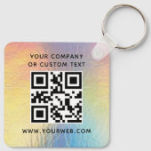 Logo, QR-Code Schlüsselanhänger (Rückseite)