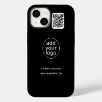 Logo & QR-Code Schwarz | Business Minimalist