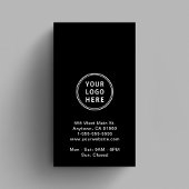 Logo QR-Code Schwarz Mit Uns Verbunden Visitenkarte