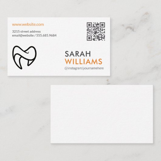 Logo | QR-Code Visitenkarte (Vorne/Hinten)