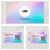 Logo QR Code Visitenkarte