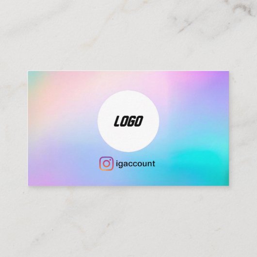 Logo QR Code Visitenkarte (Rückseite)