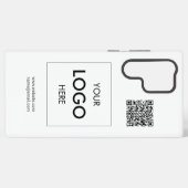 Logo QR-Code Weiß Professional Samsung Galaxy Hülle (Rückseite (Horizontal))