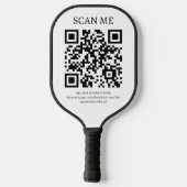 Logo - QR-Code - Werbeaktion Pickleball Schläger (Rückseite)
