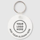 Logo-QR-Code-Werbung Schlüsselanhänger (Rückseite)