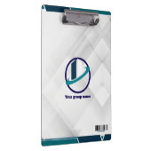  Logo & QR CODE white background Klemmbrett (Rechts)