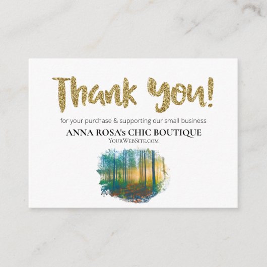 *~* LOGO QR DANK DANK, DASS SIE WALDWÜRDE AP8 BEGLEITKARTE (Vorderseite)