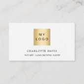 Logo-QR-Foto Facebook-Markenfarbprämie Visitenkarte (Vorderseite)