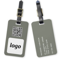 Logo QR-Kode Sage Green Business Werbung