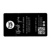 Logo-QR-Paket Black Box-Siegel (Vorne)