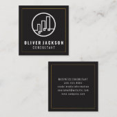 Logo Quadratische Visitenkarte (Vorne/Hinten)