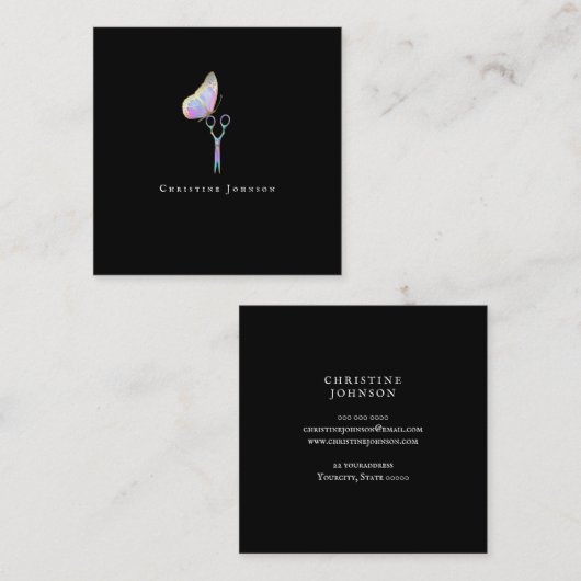 Logo Quadratische Visitenkarte (Vorne/Hinten)