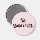 Logo-Ransom für Supergirl Magnet (Vorderseite/Rückseite)