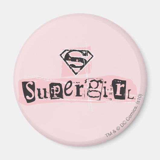 Logo-Ransom für Supergirl Magnet (Vorne)