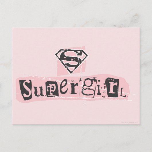 Logo-Ransom für Supergirl Postkarte (Vorderseite)