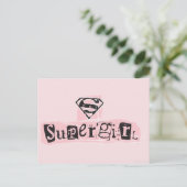 Logo-Ransom für Supergirl Postkarte (Stehend Vorderseite)