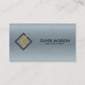 Logo | Real Anwesen Agent | Bau Visitenkarte (Vorderseite)