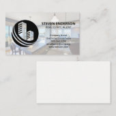 Logo "Real Anwesen Gebäude" | Moderne Küche Visitenkarte (Vorne/Hinten)