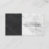 Logo "Real Anwesen Gebäude" | Unternehmer Visitenkarte (Rückseite)