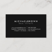 Logo "Real Anwesen House" Visitenkarte (Rückseite)